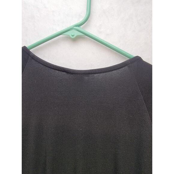 Torrid Women's Black Faux Wrap Blouse, Size 0/L - Picture 10 of 14